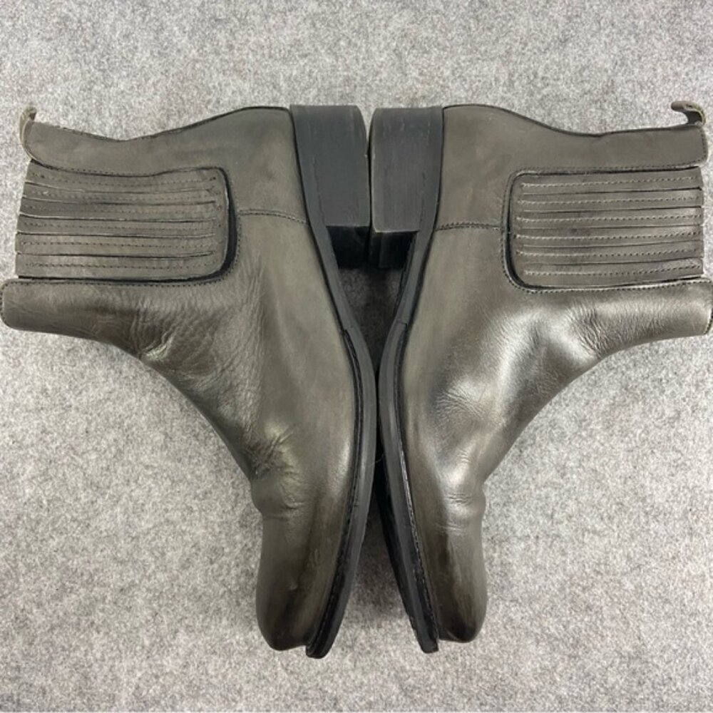 Ron White Gorgeous Dark Grey Leather Ankle Boots Women’s size 37 or US 6.5-7 - Picture 8 of 12
